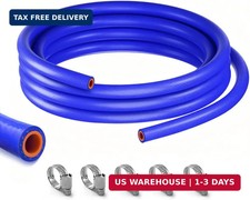 3/8"X5FT ID:10MM Silicone Heater Hose Blue and Red Coolant Radiator Vacuum Line