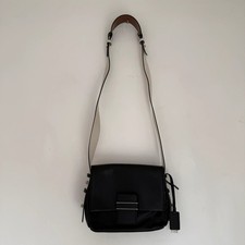 Borsa a tracolla Marella Max Mara nera in pelle crema