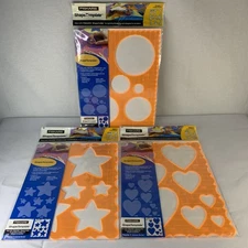 Lot Of 3 Fiskars Templates Frames 4850 4856 4855 New