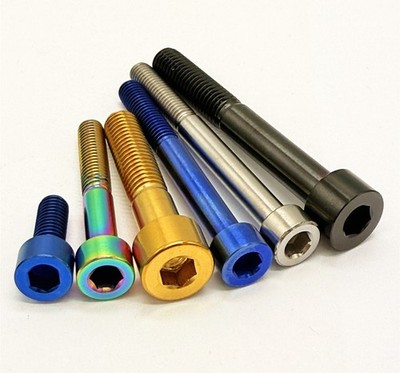 M6 Titanium Bolt Socket Cap Head Hex Ti Screw 10 16 18 20 25 30 35 40 50 60 65mm