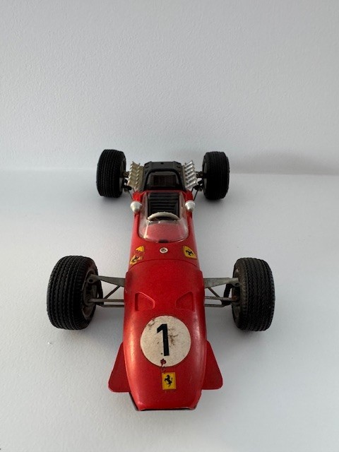 Vintage Schuco 1073 Ferrari Formel 2 Red Wind-up Toy Car #1 Made