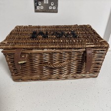 Fortnum & Mason Willow Hamper Medium 40cm X 25cm X 20cm Used Good Condition