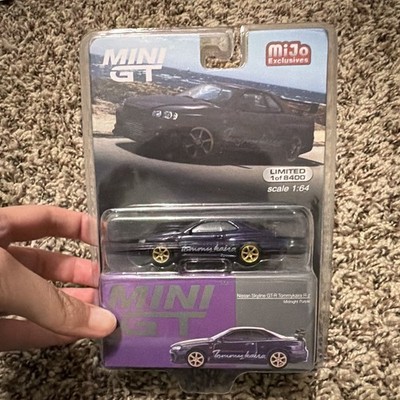 Mini GT MiJo Exclusives Nissan Skyline GT-R Tommykaira R-z 1:64 Purple