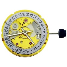 White/Gold Retro Clone 25 Jewels Automatic Watch Movement For ETA 2824 2824-2 D