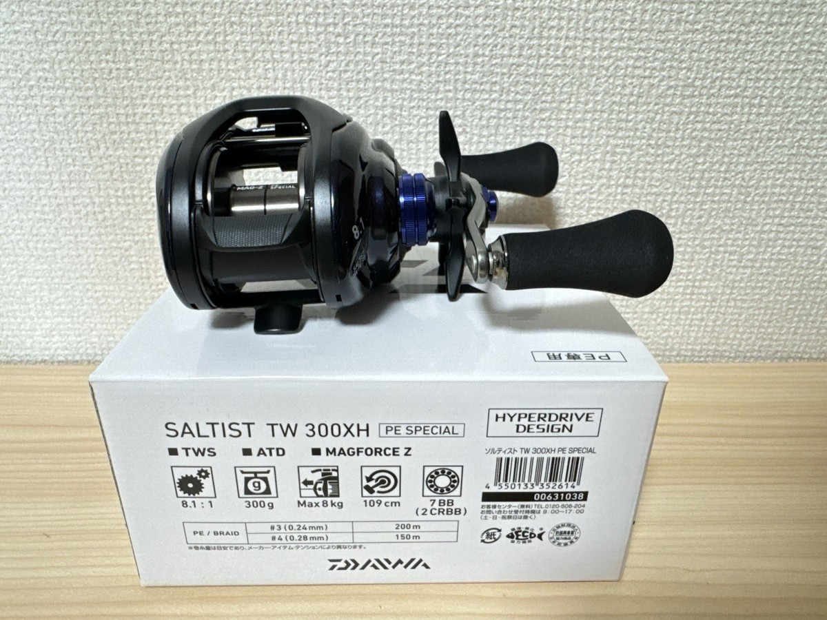 リール DAIWA SALTIST TW 300XH PE SPECIAL Daiwa 23 Saltist TW 300XH PE Special (Right handle)