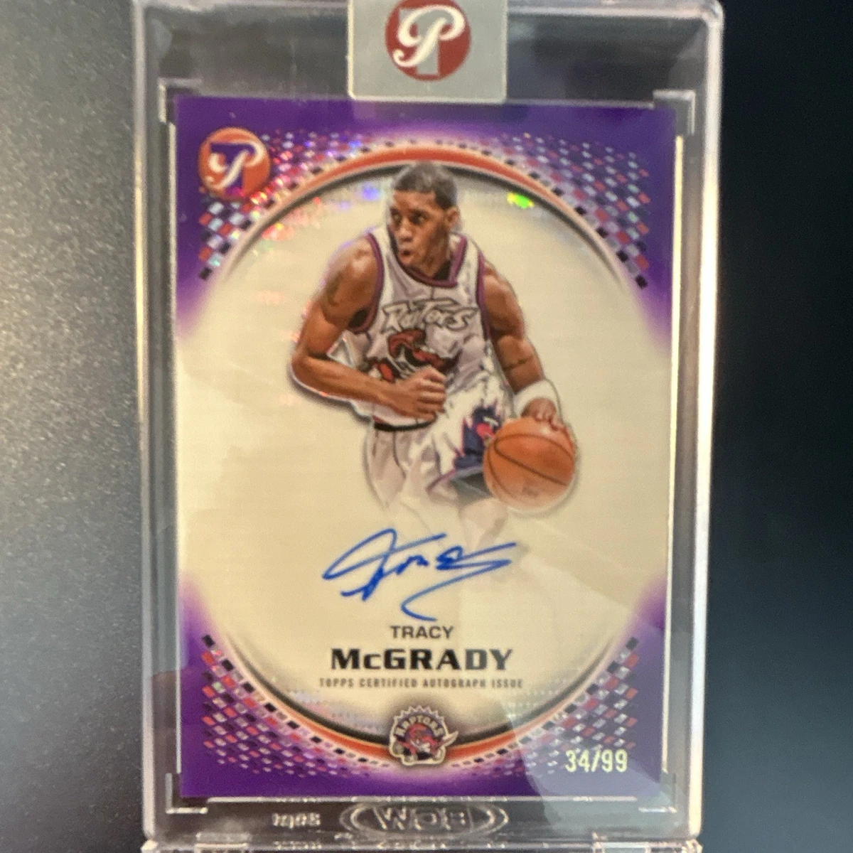 25+ Topps Tracy McGrady Basketball Autographed Sports Trading