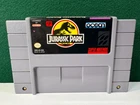 Jurassic Park (Super Nintendo SNES, 1993) Authentic. Working.