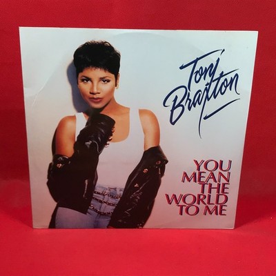 TONI BRAXTON You Mean The World To Me 1993 UK 3-track 12'' vinyl single record B