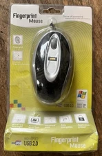 2.0 Wireless Mouse Fingerprint Mouse Windows Security mouse High Speed USB