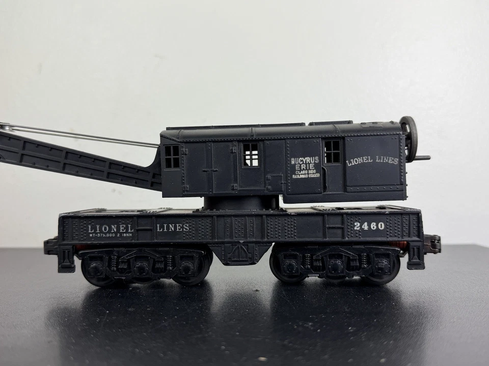 Lionel Electric Trains Operating Work Crane Bucyrus Erie 2460 - 1946 - C-7 Exc. - Image 3 of 4