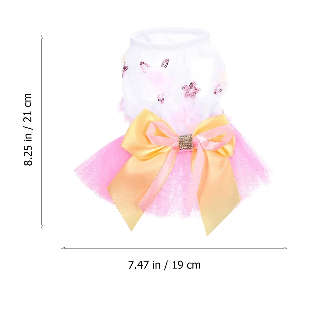 VETEMENTS Vestito cane decorativo da interno cucciolo estivo tutù gonna cane costume cucciolo vestiti