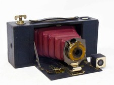 Kodak 2A Folding Pocket Brownie Camera Model A Maroon Bellows