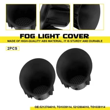 2X For Toyota Tacoma 2005-2011 Front Fog Light Lamp Black Cover Trim Left Right