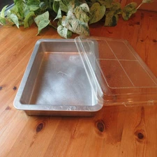 Rema Air Bake Insulated Lasagna Pan Double Wall Locking Lid 13 X 9 Brownies