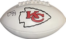 Kansas City Chiefs Drue Tranquill Signed Logo Football JSA Certified