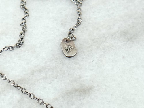JAMES AVERY 925 STERLINGSILBER MEMOIR INITIALEN HALSKETTE "A" VERSTELLBAR 18-20" - Bild 4 von 5