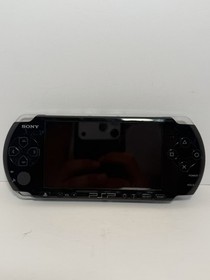 Sony PSP-3000 Black w/ UMD Games/movies and microSD Adapter w/charger