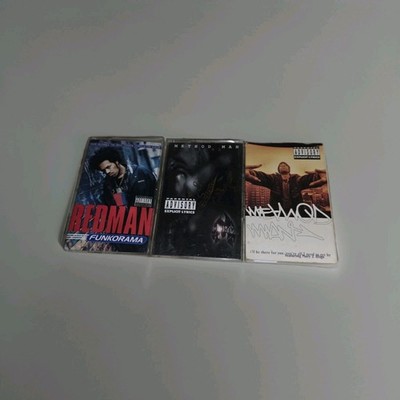 Lot Of Three Method Man & RedMan Cassette Tapes Tical Funkorama Untested 