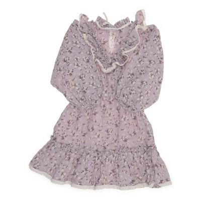 Liilu, Kleid, Größe: 92, Lila/Mehrfarbig, Blumen, Mädchen #gx3