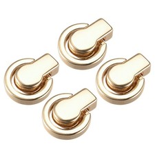 4Pcs Ball Stud Rivet Screw Ball Post Head Buttons for DIY Leather Craft, Gold