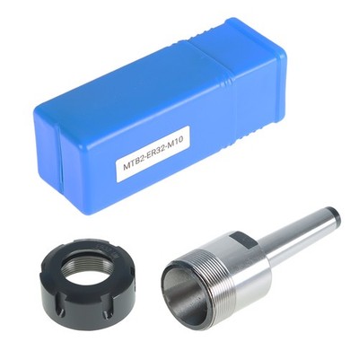 MT2 ER32UM M10 Morse Cone Collet Chuck Tooling Holder Stainless Steel