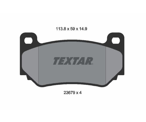 Bremsbelagsatz BremsbeläGe Vorne FüR MG MGF MG TF Caterham Seven Textar-image