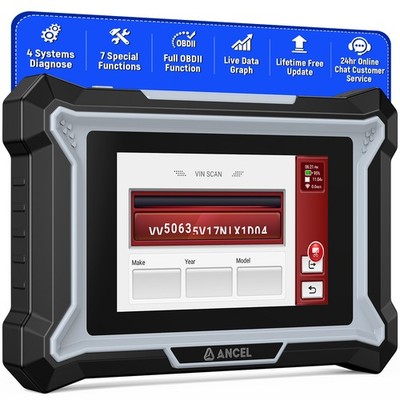 ANCEL DS100 Auto OBD2 Scanner ABS/SRS/Engine/Transmission Code Reader Diagnostic