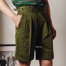 Men's British Gurkha Shorts Loose Shorts Army Pants Walk Casual Shorts Plus Size