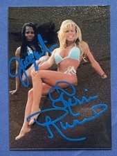 PMS (Jacqueline & Terri Runnels) Dual Autographed 1999 Comic Images ChromiumCard