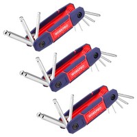 InnensechskantschlüSsel Set Fahrrad Heimwerk Cr-V Faltbar Torx Kugelkopf 24-Tlg
