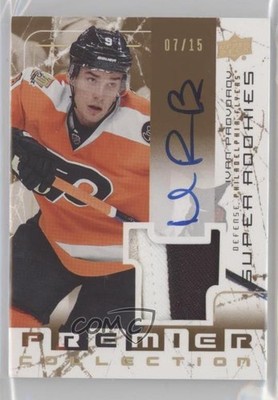 2016-17 Upper Deck Premier Gold 7/15 Ivan Provorov #SSR-IP RPA Patch Auto RC 3y4