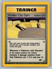 Unlimited Viridian City Gym 123/132 Uncommon Gym Challenge Pokemon HP