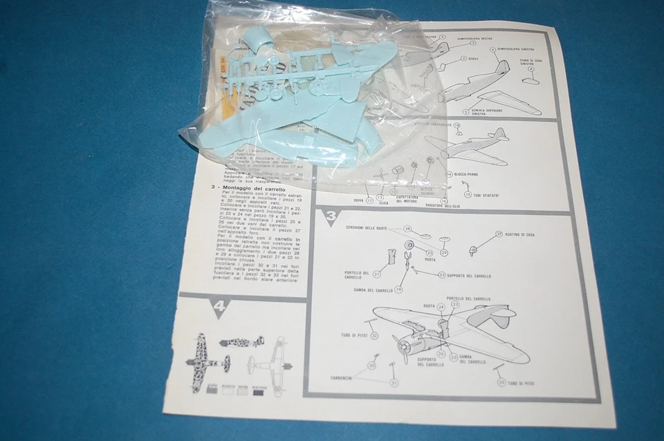 Airfix -  FIAT G.50   Storia dell'Aviazione scala  1/72 - Immagine 2 di 2