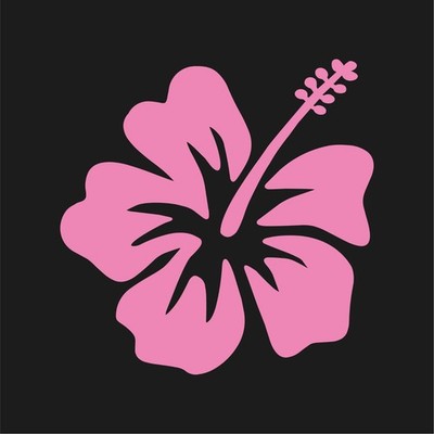 D&eacute;cor Decals, Stickers &amp; Vinyl Art Aloha Hibiscus 6" Vinyl Decal Car Window Stic