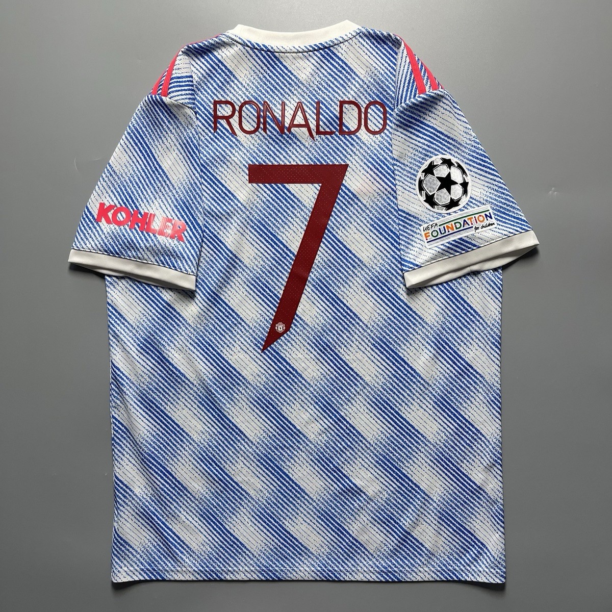 MANCHESTER UNITED ADIDAS 2021/2022 SOCCER AWAY JERSEY #7 RONALDO