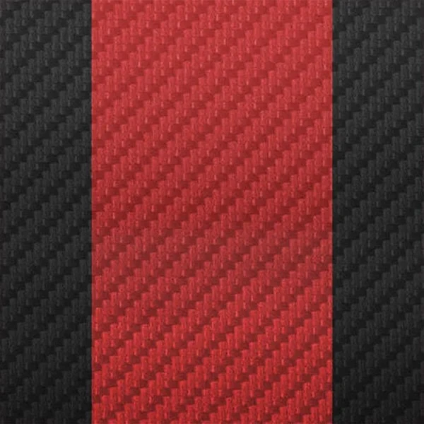 For Ford Mustang 87-93 Carbon Fiber 1st Row Black & Red Custom Seat Covers Foto 2 de 3