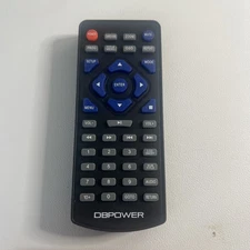DB Power Remote Control, Black / Blue Buttons OEM Tested DBPower