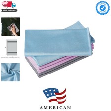 6 Pack Microfiber Glass Cleaning Cloth, 16 Inch X 16 Inch, Lint Free Quickly ...