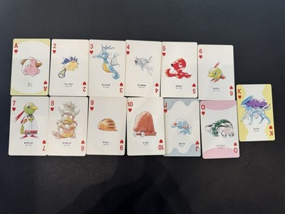 Pokemon Playing Cards Part2 Poker Deck Gold Pichu 2000 Nintendo
