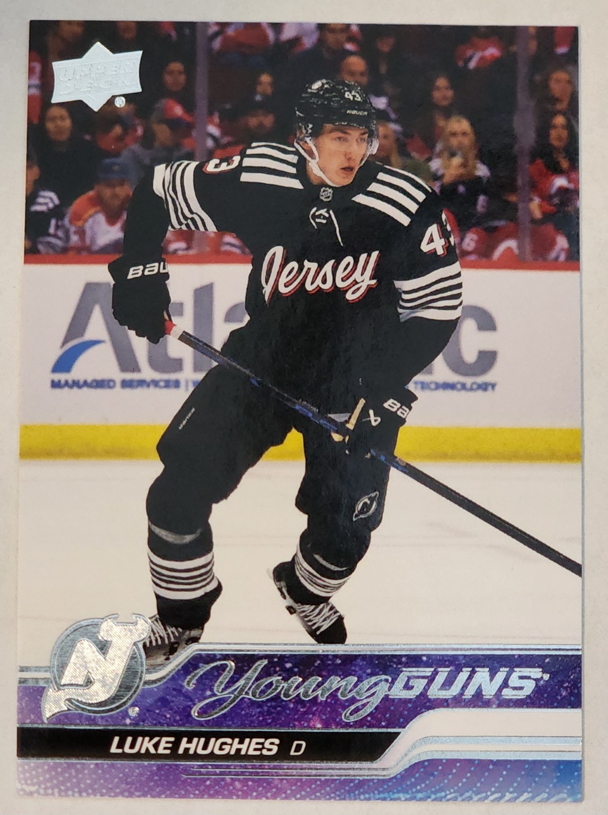 2023-24 Upper Deck Series 1 - Young Guns Luke Hughes #248 (RC)