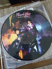 PRINCE - PURPLE RAIN - EU LIMITED EDITION PICTURE DISC LP PRINTED PVC BAG 