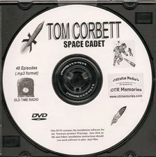 TOM CORBETT, SPACE CADET - 48 Shows Old Time Radio In MP3 Format OTR On 1 DVD