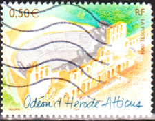Stamp/TIMBRE De France N° Y.T. N° 3720 de 2004 L'Odeon d'Herode Atticus Oblitéré