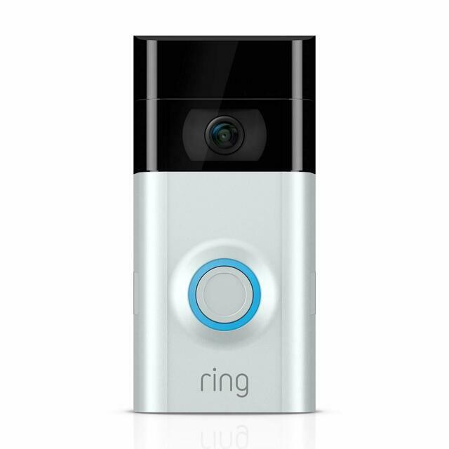 Satin Nickel Ring Video Doorbell 1st Gen WIFI 720p HD
