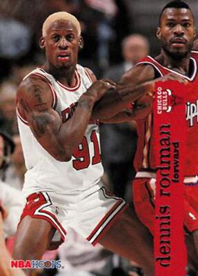 298 Dennis Rodman - Chicago Bulls - 1995-96 Hoops Basketball | eBay