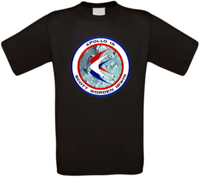 Apollo 15 Space Astronaut Moon Mond T-Shirt alle Größen NEU