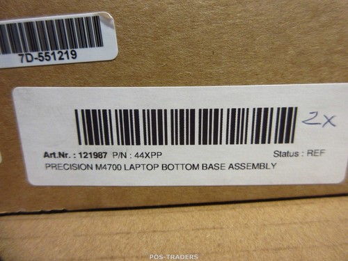 Dell 44XPP Precision M4700 Laptop Notebook Bottom Base Assembly EC/SC - IN BOX - Afbeelding 4 van 5