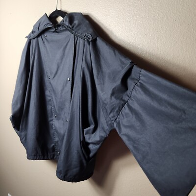 VTG D.H.E. International Black Lagenlook Full Zip Lightweight
