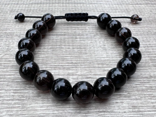 Grade A++ Edelstein Perlen verstellbar Armband 10 mm, echte Kristalle Armbänder - Bild 107 von 124