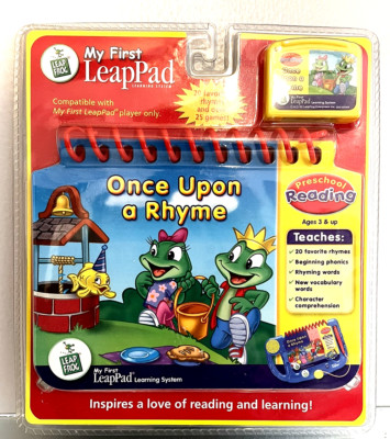 My First LeapPad: Once Upon A Rhyme Preschool Reading Cartridge and book 3+yr